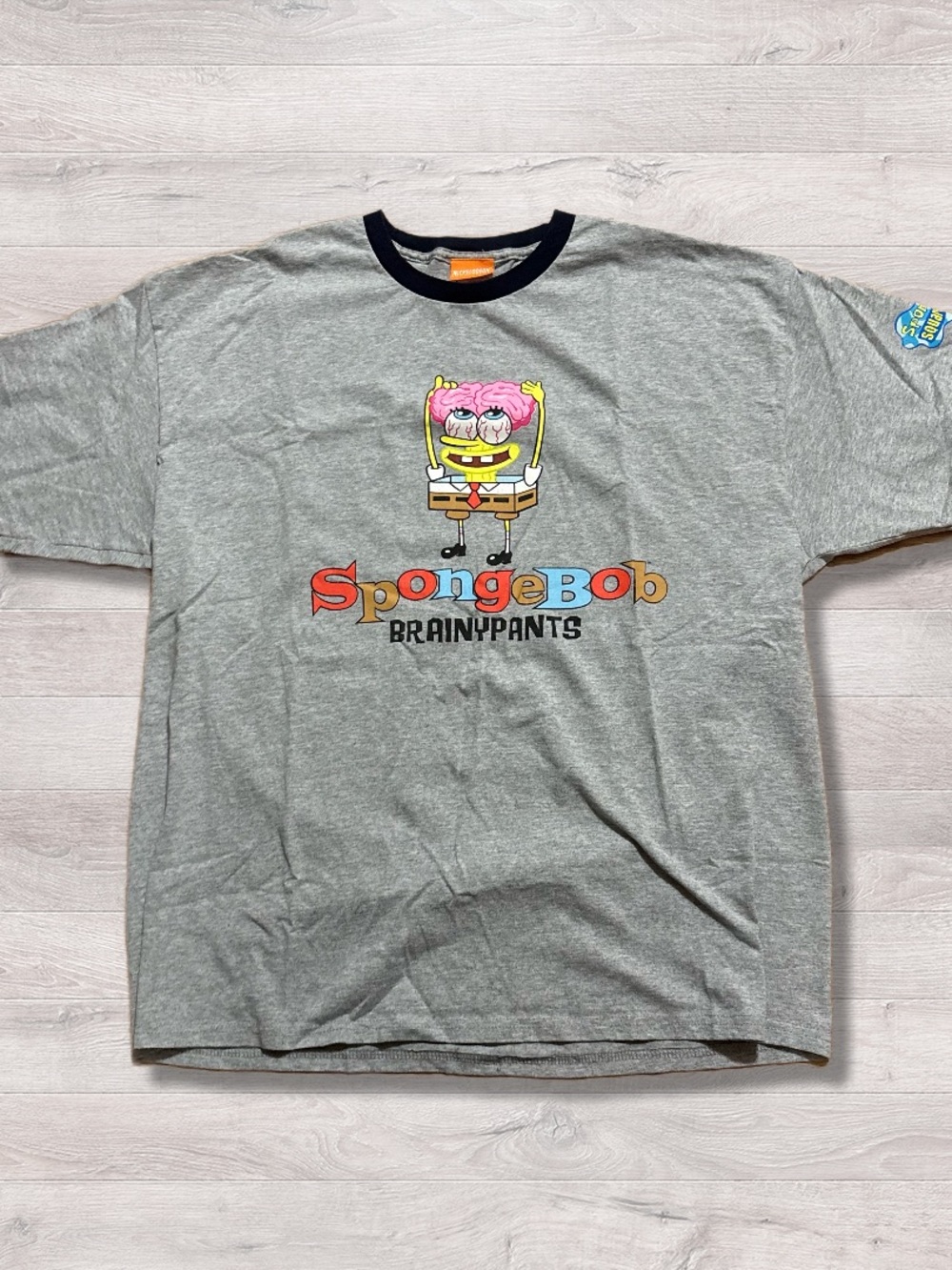 RARE Vintage 2002 SPONGEBOB BRAINYPANTS SquarePants Nickelodeon TShirt size XL